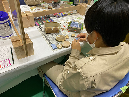 木製コースターづくり