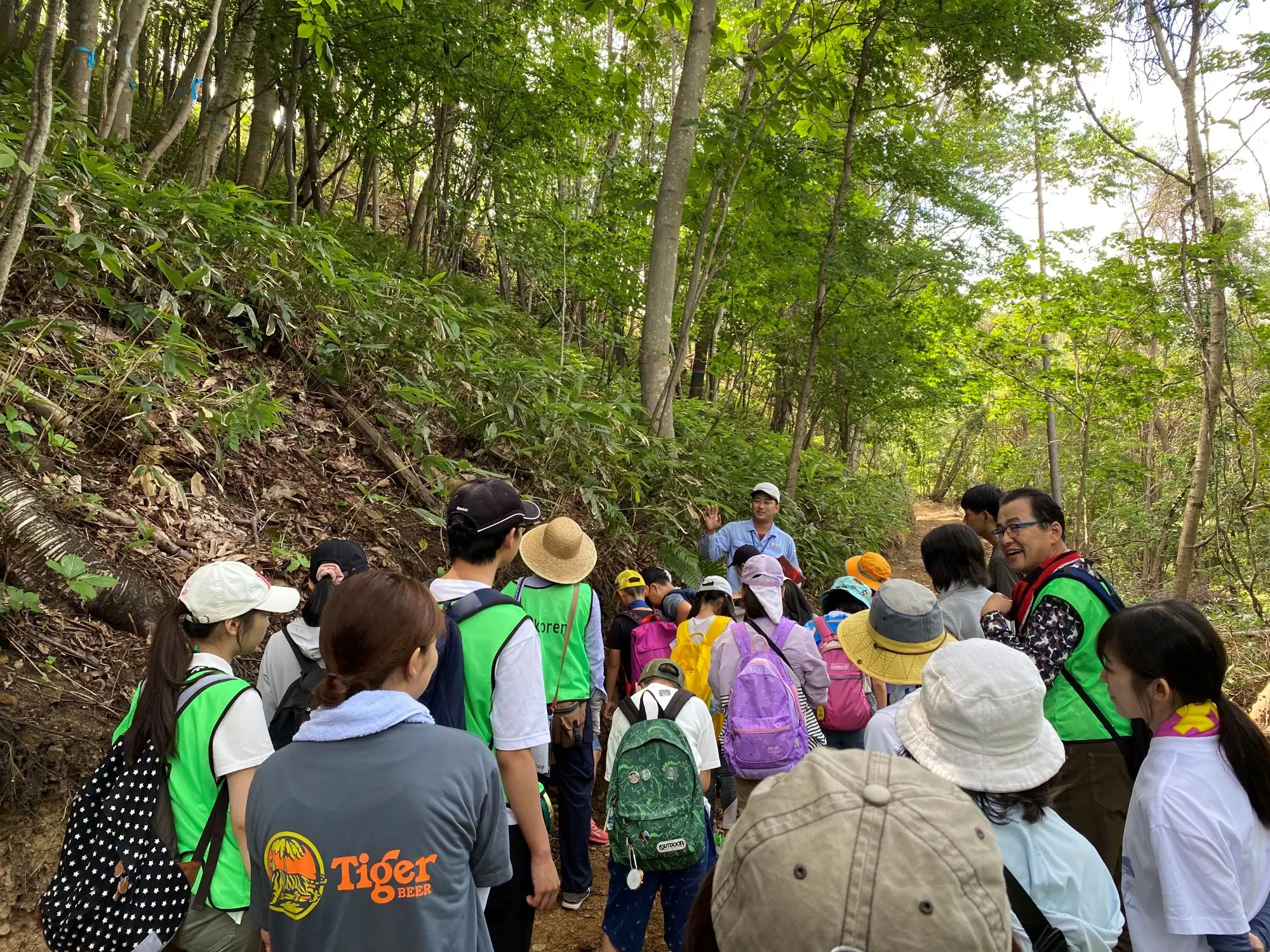 マテリアルの森での森林体験プログラム
（札幌市子ども会育成連合会主催SDGsイベント）