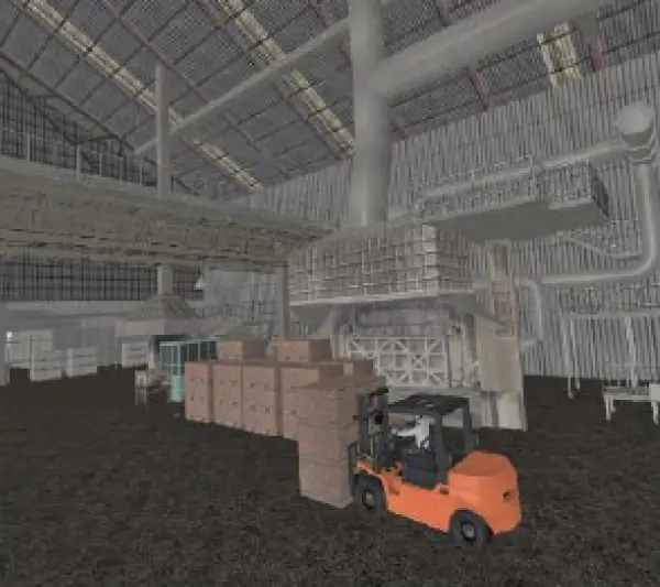 フォークリフトとの接触事故（運転手前進）