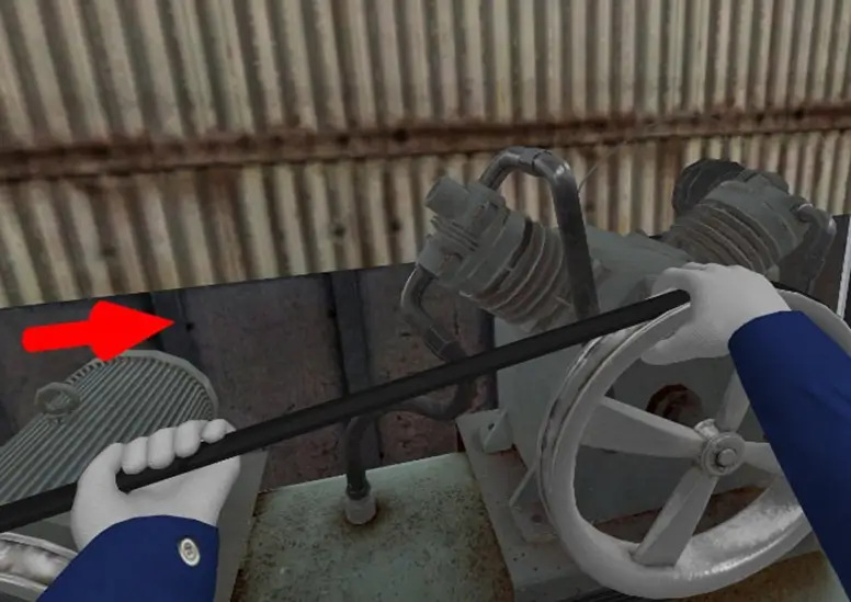 Vベルト巻き込み事故