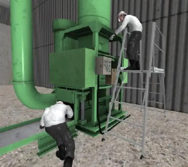 挟まれ事故（プレス）