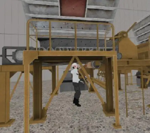 巻き込まれ事故（低速コンベア）